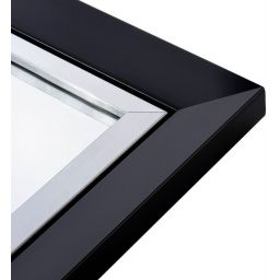 Ars Longa Venice lustro 113x63 cm prostokątne czarny połysk VENICE50100-C