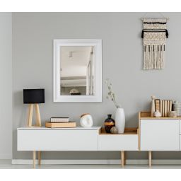 Ars Longa Verona lustro 118x68 cm prostokątne białe VERONA50100-B