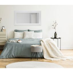 Ars Longa Verona lustro 118x68 cm prostokątne białe VERONA50100-B