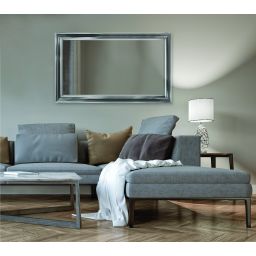 Ars Longa Verona lustro 88x68 cm prostokątne nikiel VERONA5070-N