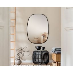 Ars Longa Vintage lustro 60x90 cm czarne VINTAGE6090-C