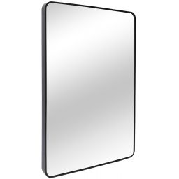 Ars Longa Zen lustro 60x90 cm prostokątne czarny ZEN6090-C