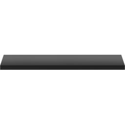 Megstyl blat 60x46 cm czarny 2033