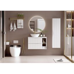 Megstyl blat 80x46 cm biały 2038