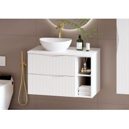 Megstyl blat 80x46 cm biały 2038
