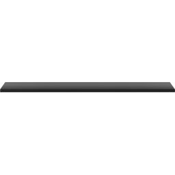 Megstyl blat 120x46 cm czarny 2047