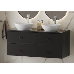 Megstyl blat 120x46 cm czarny 2047