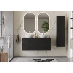 Megstyl blat 120x46 cm czarny 2047