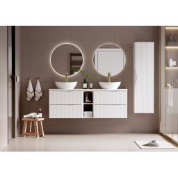 Megstyl blat 140x46 cm biały 2052