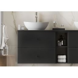 Megstyl szafka 20x50 cm czarny 2062