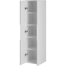 Megstyl Aspen szafka 34,5x31,8x130 cm boczna wisząca biała 2421