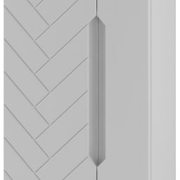 Megstyl Aspen szafka 34,5x31,8x130 cm boczna wisząca biała 2421