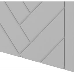 Megstyl Aspen szafka 34,5x31,8x130 cm boczna wisząca biała 2421