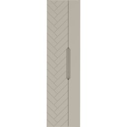 Megstyl Aspen szafka 34,5x31,8x130 cm boczna wisząca kaszmir 2422