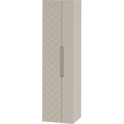 Megstyl Aspen szafka 34,5x31,8x130 cm boczna wisząca kaszmir 2422