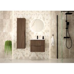 Megstyl Stella szafka 34,5x31,8x130 cm boczna wisząca orzech 2447