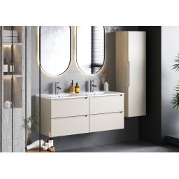 Megstyl Etna szafka 34,5x31,8x130 cm boczna wisząca kaszmir 2467