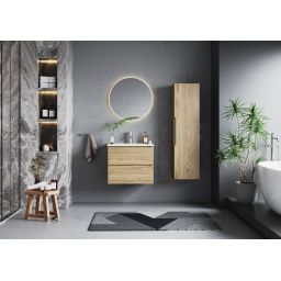 Megstyl Etna szafka 34,5x31,8x130 cm boczna wisząca dąb olejowany 2468