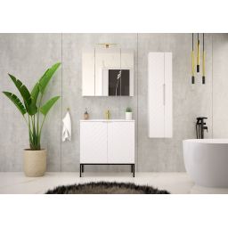 Megstyl Aspen szafka 80x45,8x82 cm podumywalkowa stojąca biała 2490