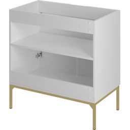 Megstyl Aspen szafka 80x45,8x82 cm podumywalkowa stojąca biała 2491