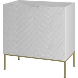 Megstyl Aspen szafka 80x45,8x82 cm podumywalkowa stojąca biała 2491