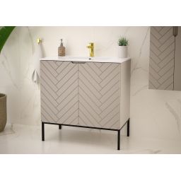 Megstyl Aspen szafka 80x45,8x82 cm podumywalkowa stojąca kaszmir 2493