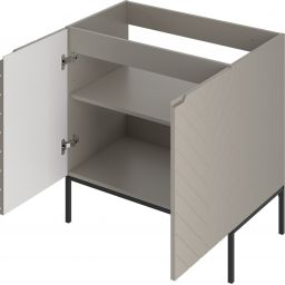 Megstyl Aspen szafka 80x45,8x82 cm podumywalkowa stojąca kaszmir 2493