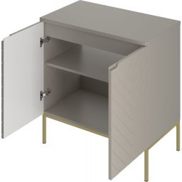 Megstyl Aspen szafka 80x45,8x82 cm podumywalkowa stojąca kaszmir 2494