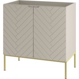 Megstyl Aspen szafka 80x45,8x82 cm podumywalkowa stojąca kaszmir 2494