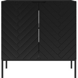 Megstyl Aspen szafka 80x45,8x82 cm podumywalkowa stojąca czarna 2496