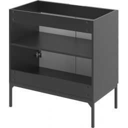 Megstyl Aspen szafka 80x45,8x82 cm podumywalkowa stojąca czarna 2496