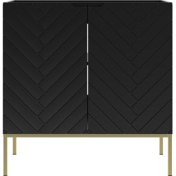 Megstyl Aspen szafka 80x45,8x82 cm podumywalkowa stojąca czarna 2497