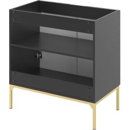 Megstyl Aspen szafka 80x45,8x82 cm podumywalkowa stojąca czarna 2497