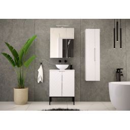 Megstyl Aspen szafka 60x45,8x82 cm podumywalkowa stojąca biała 2500