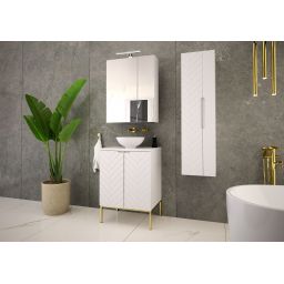 Megstyl Aspen szafka 60x45,8x82 cm podumywalkowa stojąca biała 2501