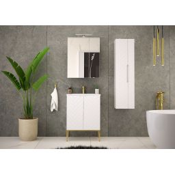 Megstyl Aspen szafka 60x45,8x82 cm podumywalkowa stojąca biała 2501