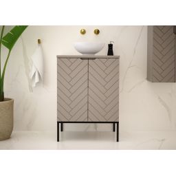 Megstyl Aspen szafka 60x45,8x82 cm podumywalkowa stojąca kaszmir 2503