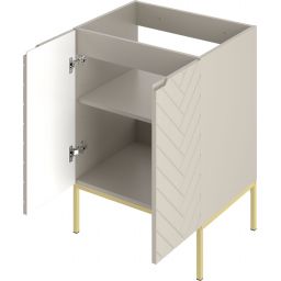 Megstyl Aspen szafka 60x45,8x82 cm podumywalkowa stojąca kaszmir 2504