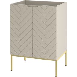 Megstyl Aspen szafka 60x45,8x82 cm podumywalkowa stojąca kaszmir 2504