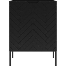 Megstyl Aspen szafka 60x45,8x82 cm podumywalkowa stojąca czarna 2506