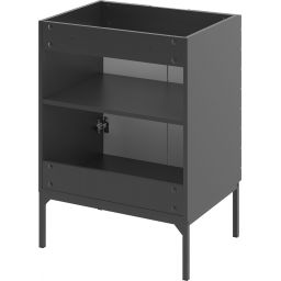 Megstyl Aspen szafka 60x45,8x82 cm podumywalkowa stojąca czarna 2506