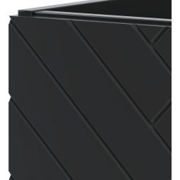 Megstyl Aspen szafka 60x45,8x82 cm podumywalkowa stojąca czarna 2506