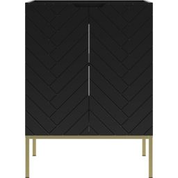 Megstyl Aspen szafka 60x45,8x82 cm podumywalkowa stojąca czarna 2507