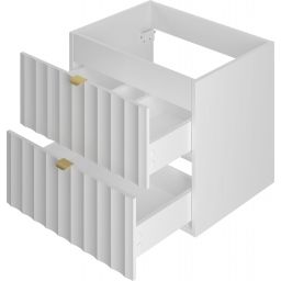 Megstyl Arcos szafka 60x45,8x50 cm podumywalkowa wisząca biała 2513