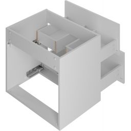 Megstyl Arcos szafka 60x45,8x50 cm podumywalkowa wisząca biała 2513