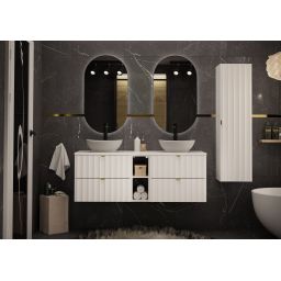 Megstyl Arcos szafka 60x45,8x50 cm podumywalkowa wisząca biała 2513