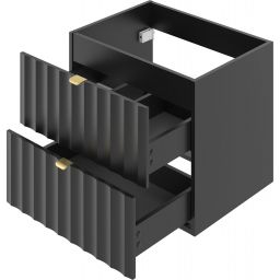 Megstyl Arcos szafka 60x45,8x50 cm podumywalkowa wisząca czarna 2514