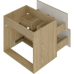 Megstyl Etna szafka 60x45,8x50 cm podumywalkowa wisząca dąb olejowany 2551