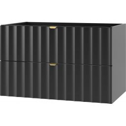 Megstyl Arcos szafka 80x45,8x50 cm podumywalkowa wisząca czarna 2584