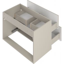 Megstyl Etna szafka 80x45,8x50 cm podumywalkowa wisząca kaszmir 2620